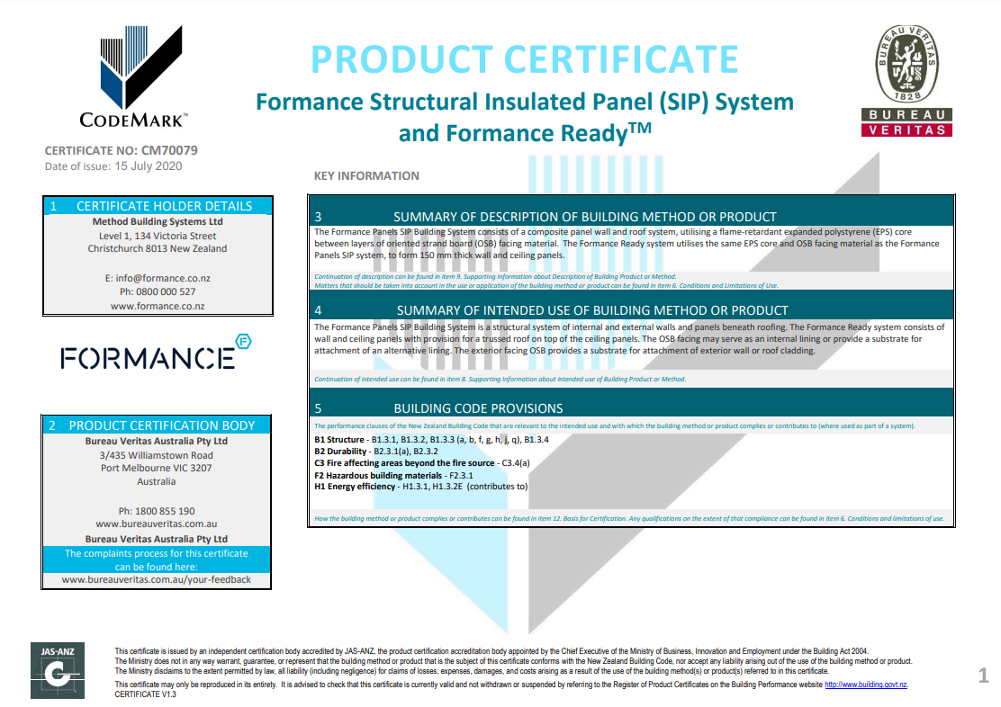 CodeMark certificate